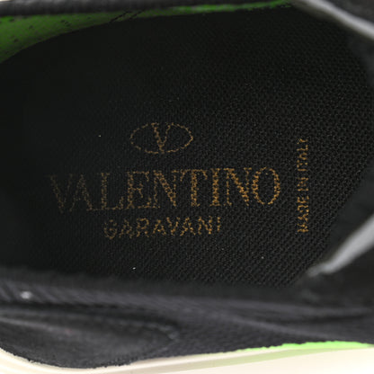 Valentino Garavani Fabric Knit Mens Rockstud Sound Low Sneakers 41 Black Multicolor 7 of 8