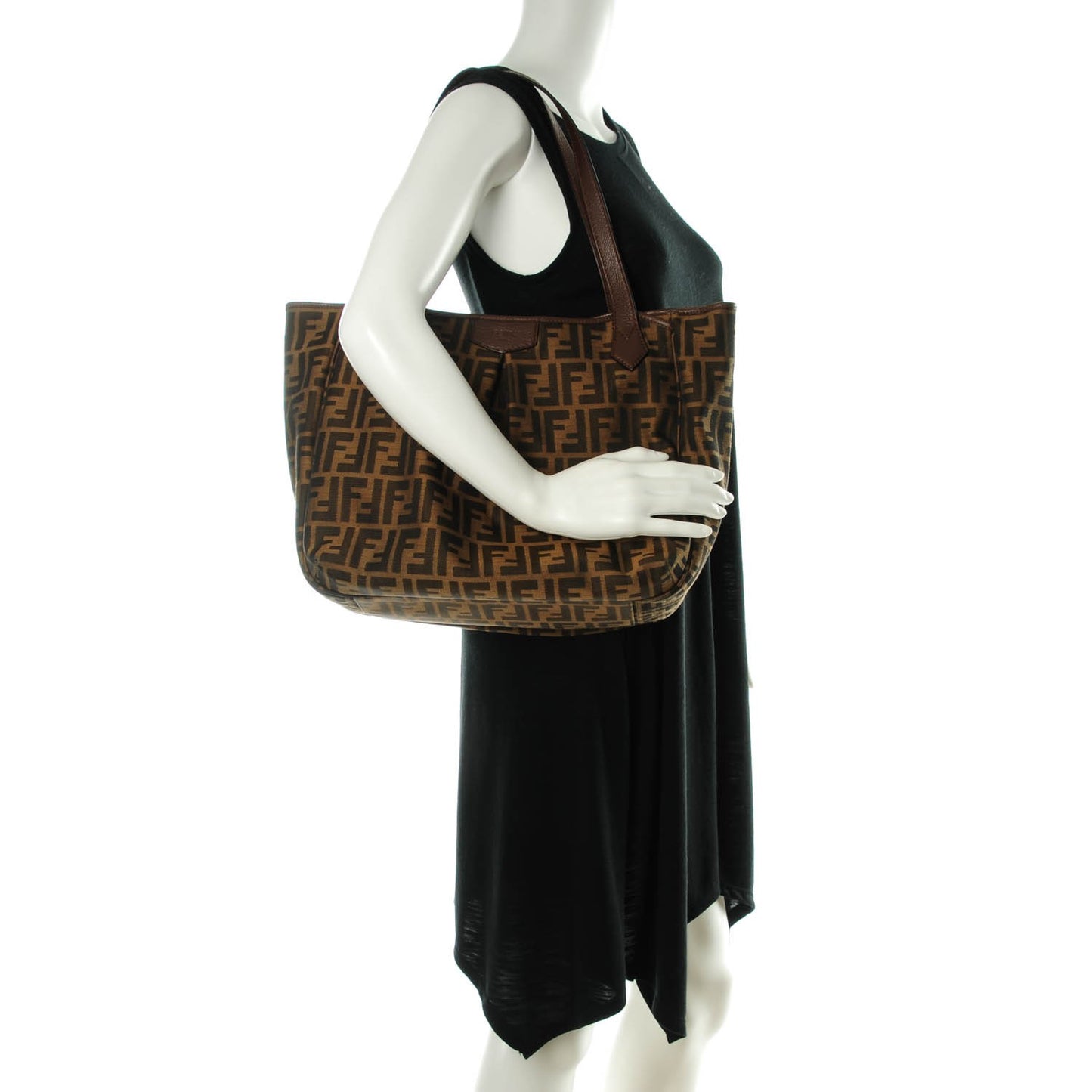 Zucca Vitello Artic Grande Shopping Tote Tobacco Castagna