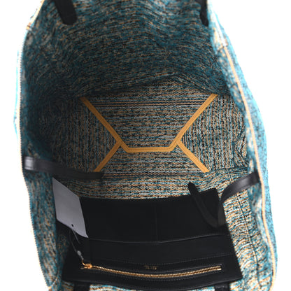 Celine Tweed Phantom Cabas Tote Blue 5 of 9