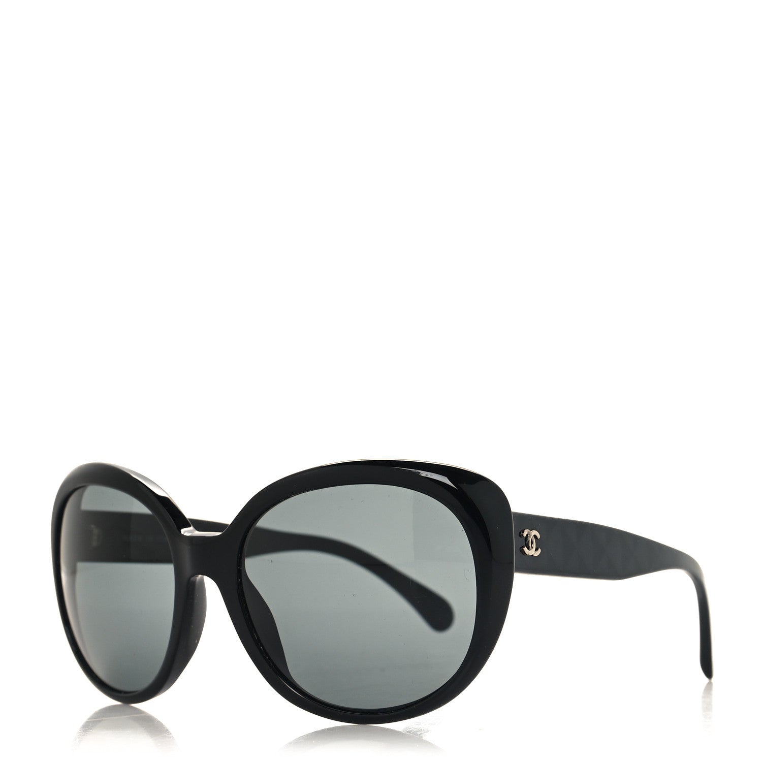 Chanel Acetate Quilted CC Sunglasses 5184 Black 1 of 7