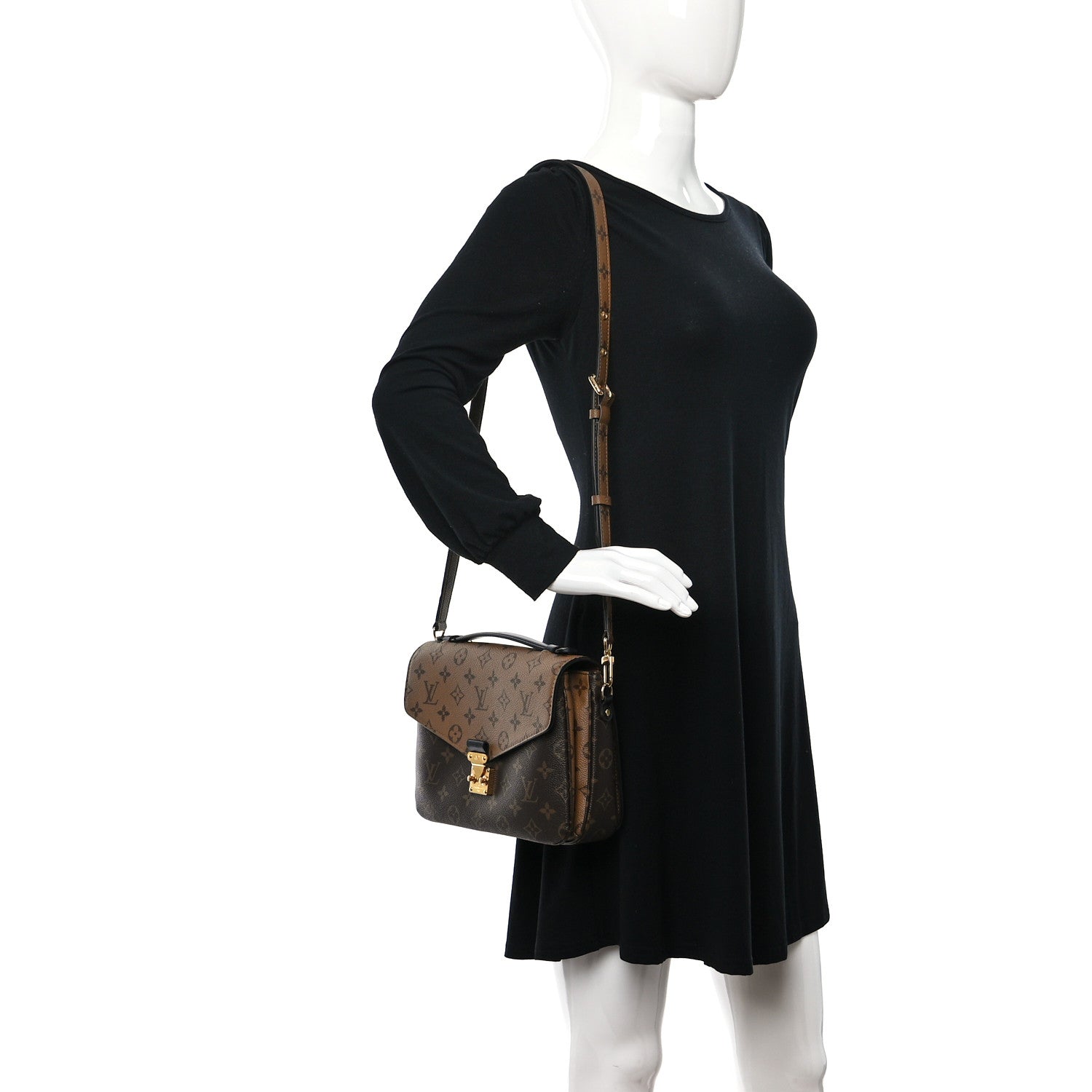 Louis Vuitton Reverse Monogram Pochette Metis 2 of 12