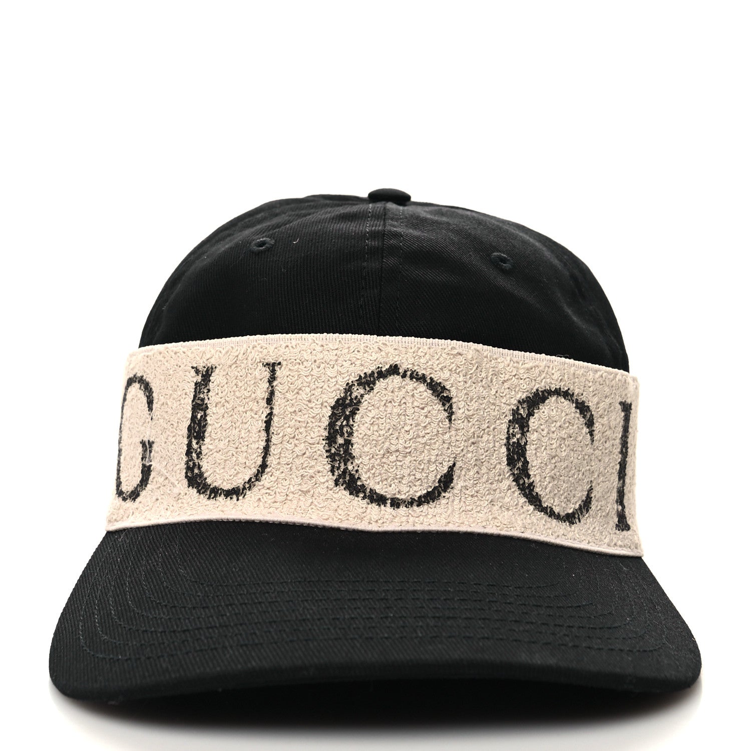Gucci Gabardine Gucci Headband Baseball Hat M Black 2 of 8