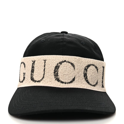 Gucci Gabardine Gucci Headband Baseball Hat M Black 2 of 8