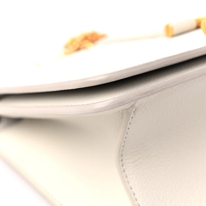 Tom Ford Grained Calfskin Tara Chain Shoulder Bag White 7 of 17