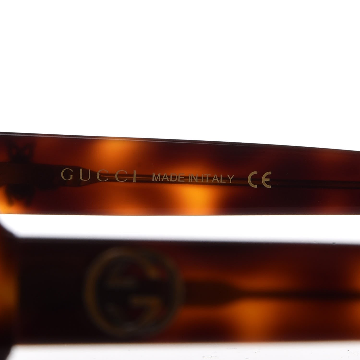 Gucci Acetate Square Frame GG0096S Sunglasses Tortoise 5 of 9
