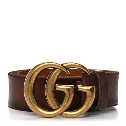 Gucci Faded Calfskin Double G 40mm Belt 90 36 Cuir 1 of 5