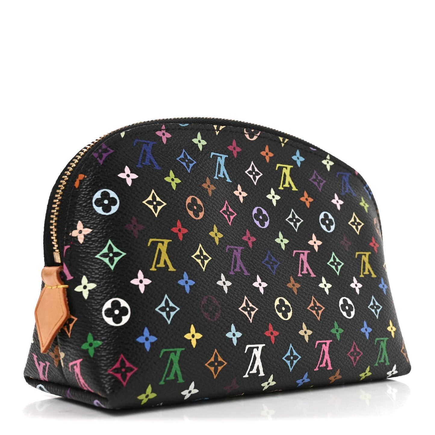 Monogram Multicolor Cosmetic Pouch Black Grenade