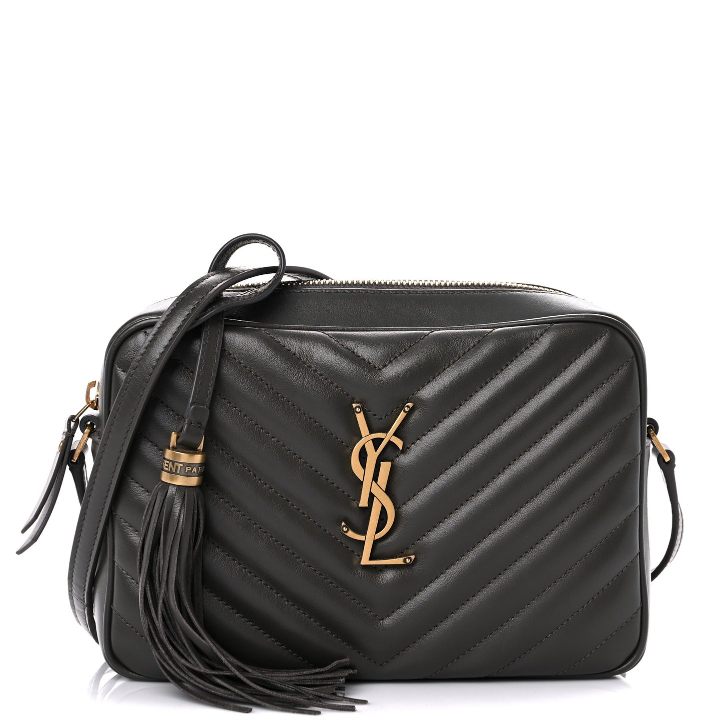 Calfskin Matelasse Monogram Lou Camera Bag Pebble