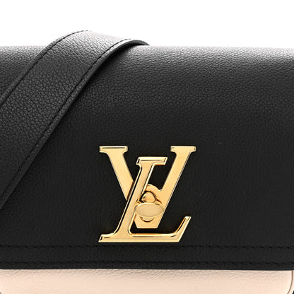 Louis Vuitton Grained Calfskin Lockme Tender Black 7 of 10