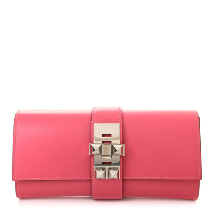 Hermes Tadelakt Medor 23 Clutch Rose Lipstick 1 of 8