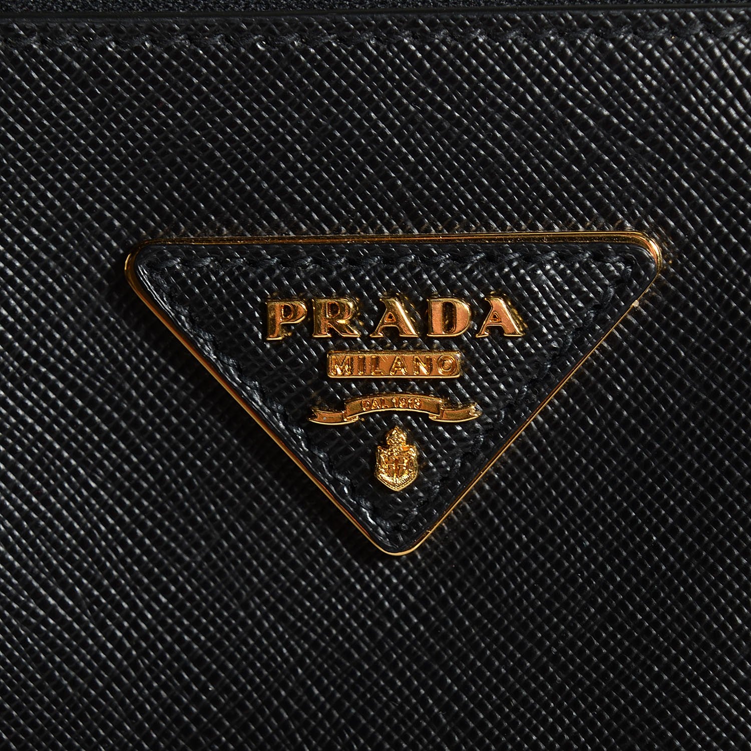 Prada Saffiano Lux Medium Double Zip Tote Nero Black 6 of 11