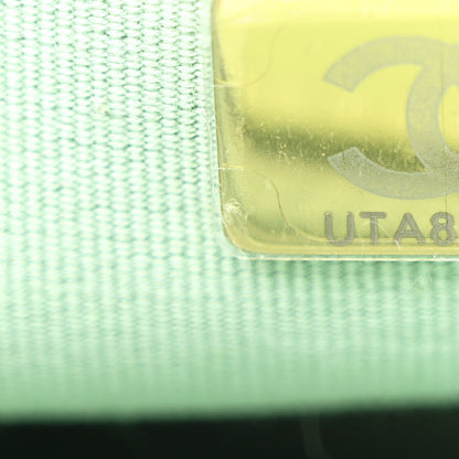 Chanel Lambskin Resin Quilted Mini Heart Square Flap Light Green 7 of 11
