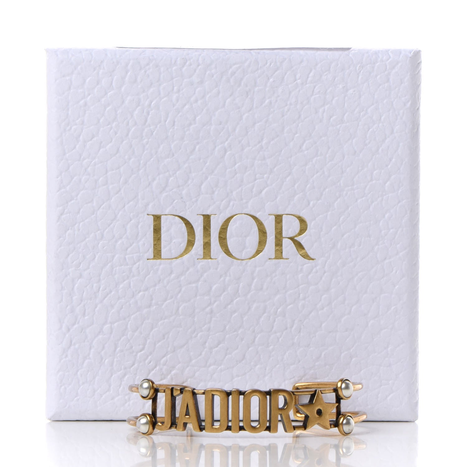 Christian Dior Metal Pearl J'Adior Bracelet Cuff Gold 5 of 5