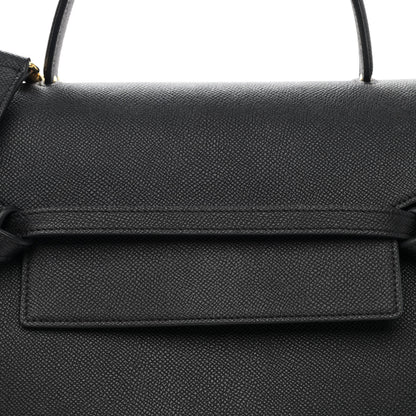 Celine Grained Calfskin Mini Belt Bag Black 8 of 10