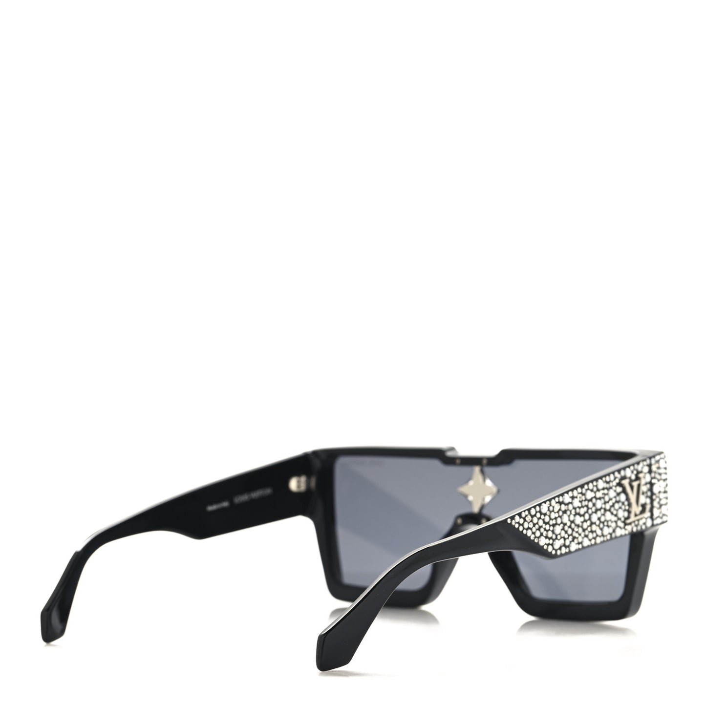 Acetate Swarovski Crystal Cyclone Sunglasses Z2433W Black