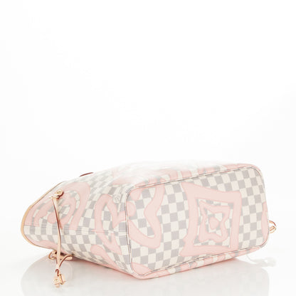 Louis Vuitton Damier Azur Tahitienne Neverfull MM 4 of 6