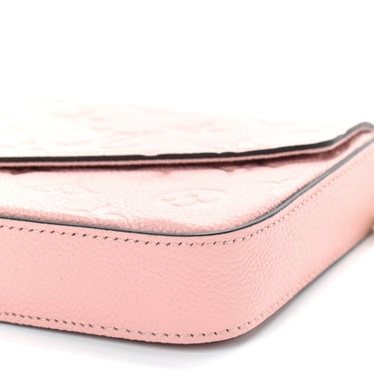 Louis Vuitton Empreinte Pochette Felicie Chain Wallet Rose Poudre 6 of 11