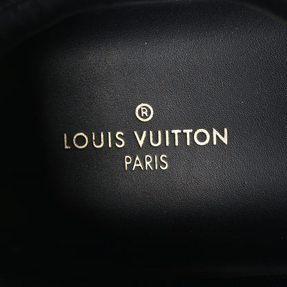 Louis Vuitton Reverse Monogram Eclipse Mens Rivoli Sneakers 10 Black 8 of 9