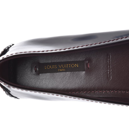 Louis Vuitton Patent Calfskin Oxford Ballerina Flats 40 Amarante 7 of 9