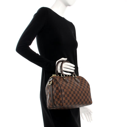 Louis Vuitton Damier Ebene Speedy Bandouliere 25 3 of 9