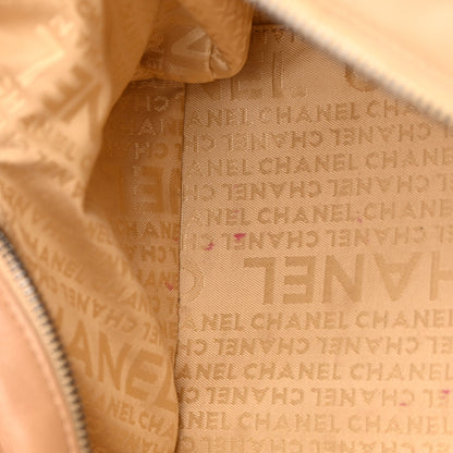 Chanel Caviar Square Stitched Bowler Beige 13 of 19