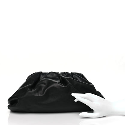Bottega Veneta Smooth Butter Calf The Pouch Oversized Clutch Black 2 of 10