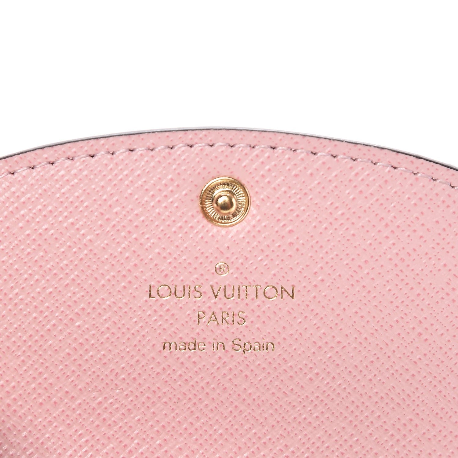 Louis Vuitton Damier Ebene Rosalie Coin Purse Rose Ballerine 6 of 7
