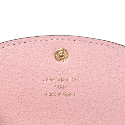 Louis Vuitton Damier Ebene Rosalie Coin Purse Rose Ballerine 6 of 7
