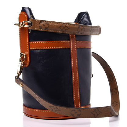 Louis Vuitton Calfskin Duffle Bag Navy 3 of 10