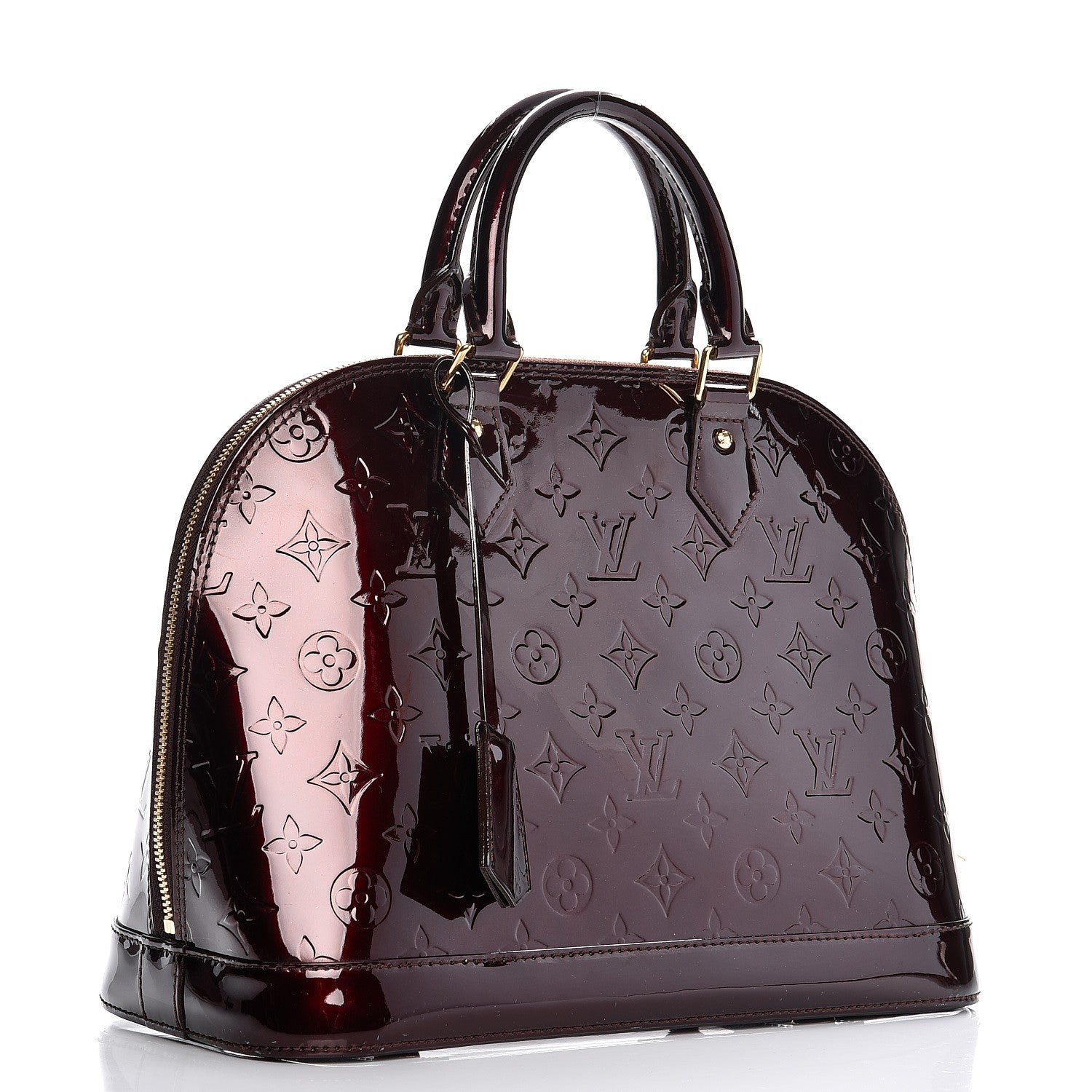 Louis Vuitton Vernis Alma PM Amarante 3 of 8