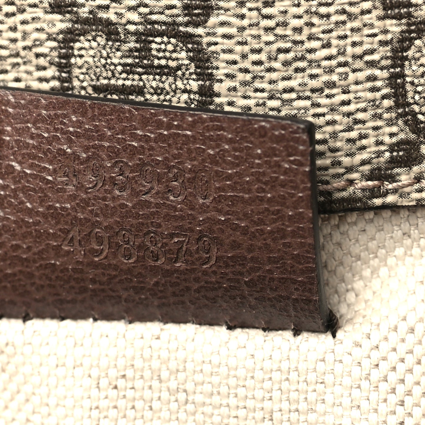 GG Supreme Monogram Neo Vintage Web Belt Bag Brown
