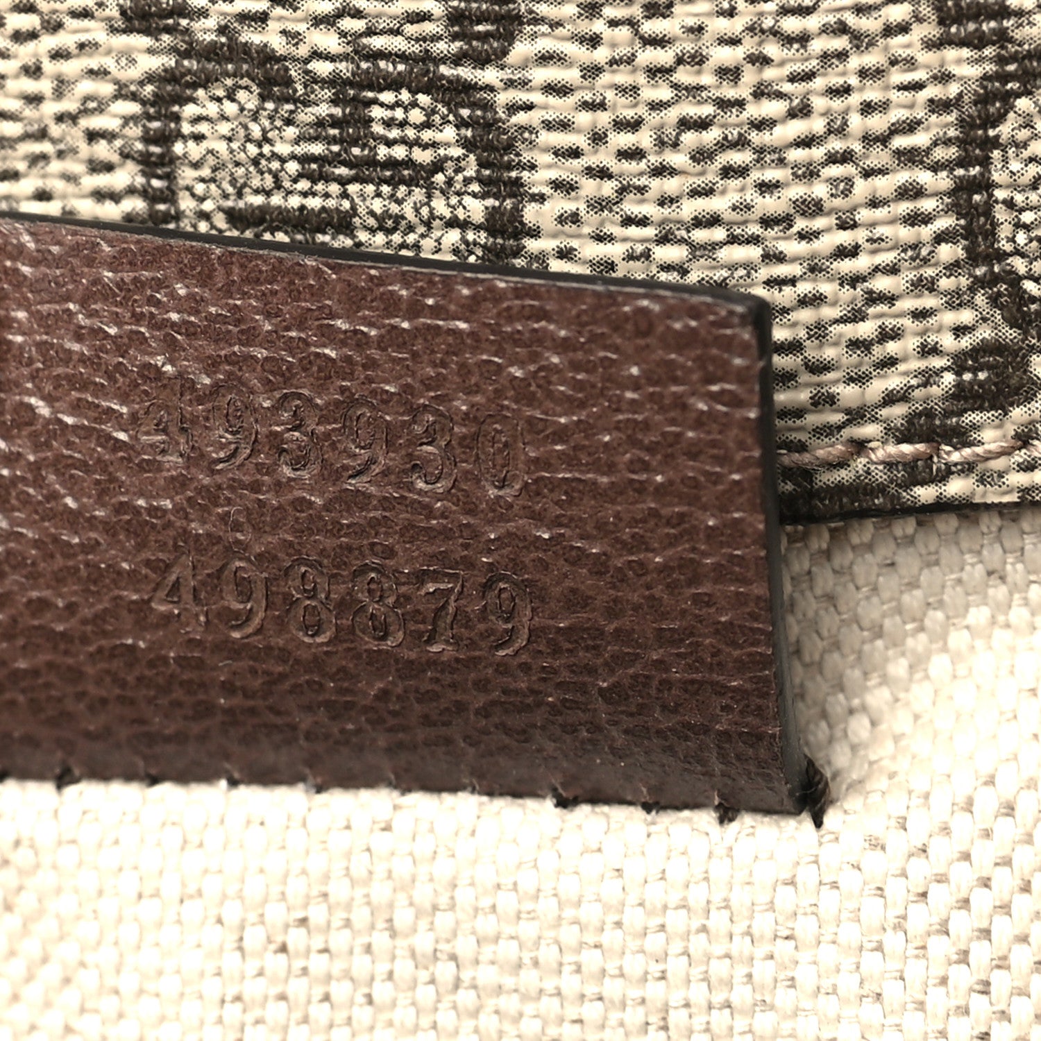 Gucci GG Supreme Monogram Neo Vintage Web Belt Bag Brown 7 of 9