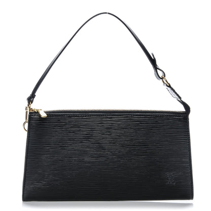 Louis Vuitton Epi Pochette Accessories 24 Black 1 of 6