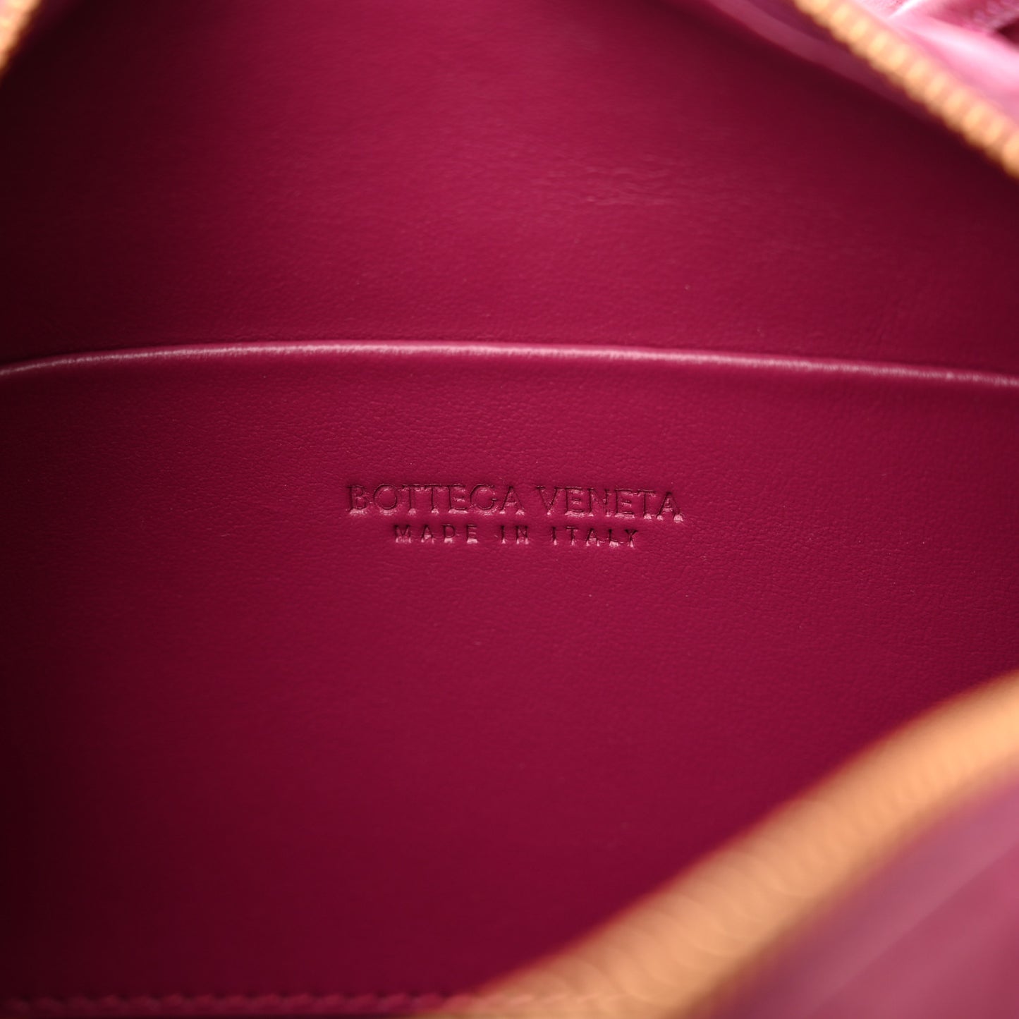 Nappa Intrecciato Mini Loop Camera Bag Cinnabar