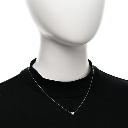 Cartier 18K White Gold Diamond .31ct C De Cartier Pendant Necklace 2 of 5
