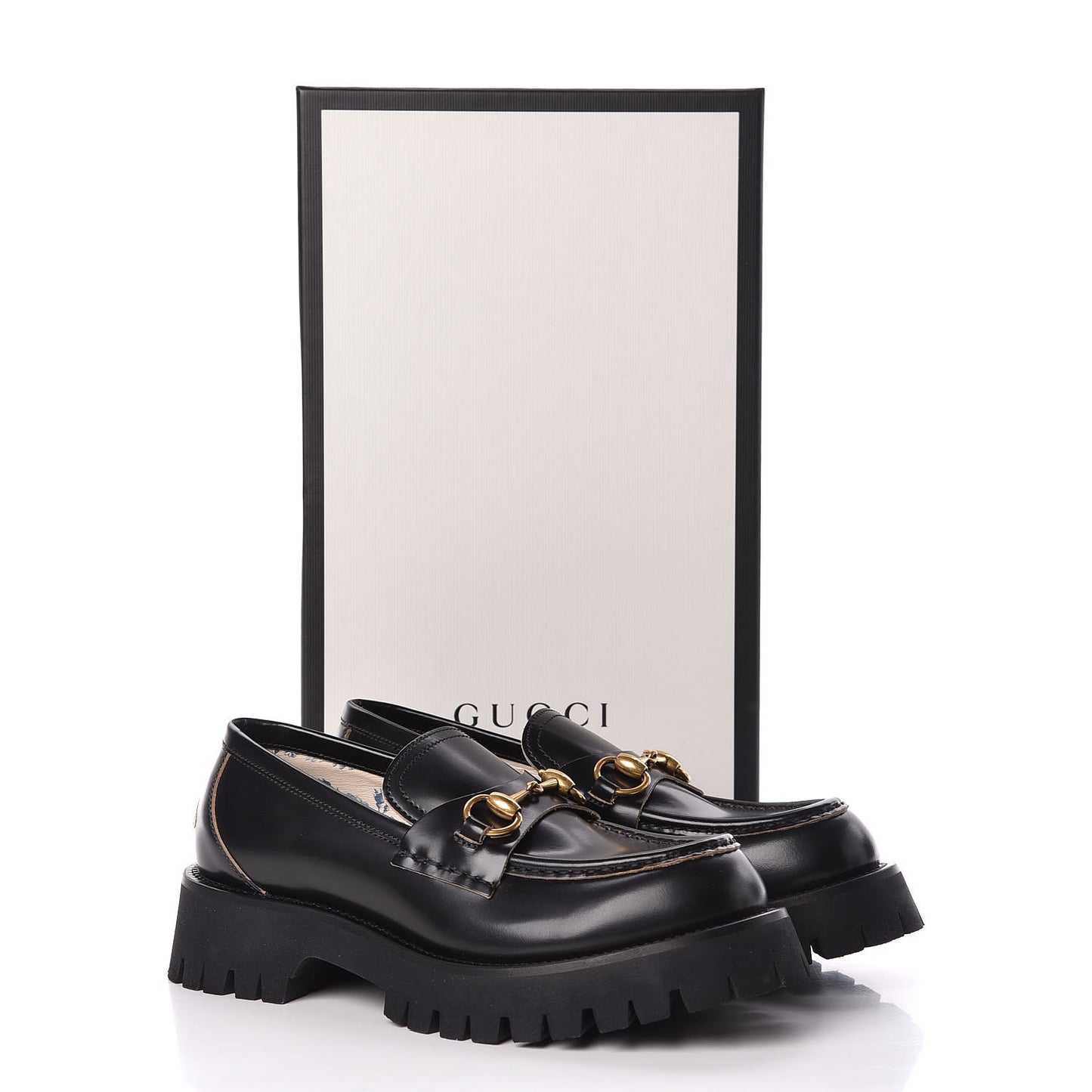 Cordovan Lux Womens Harald Horsebit 25mm Platform Loafers 38.5 Black