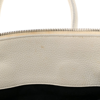 Saint Laurent Calfskin Baby Supple Sac De Jour White 13 of 19