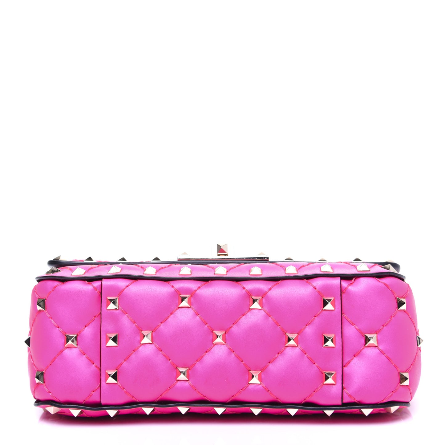 Calfskin Mini Rockstud Spike Shoulder Bag Azalea