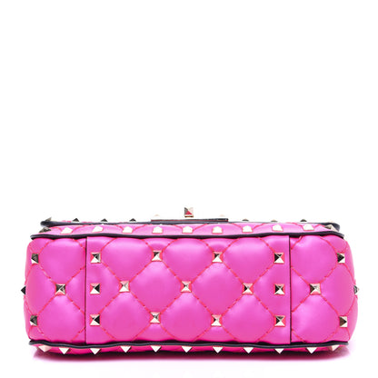 Valentino Garavani Calfskin Mini Rockstud Spike Shoulder Bag Azalea 9 of 12