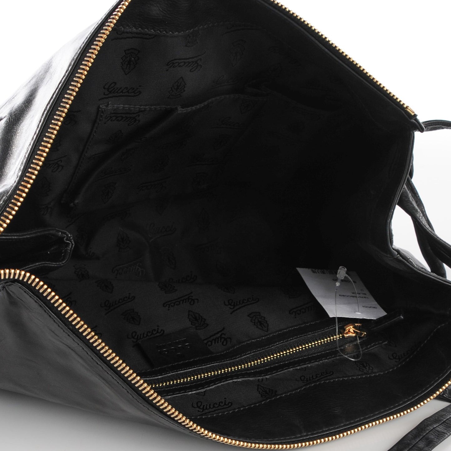 Leather Large Hysteria Clutch Black