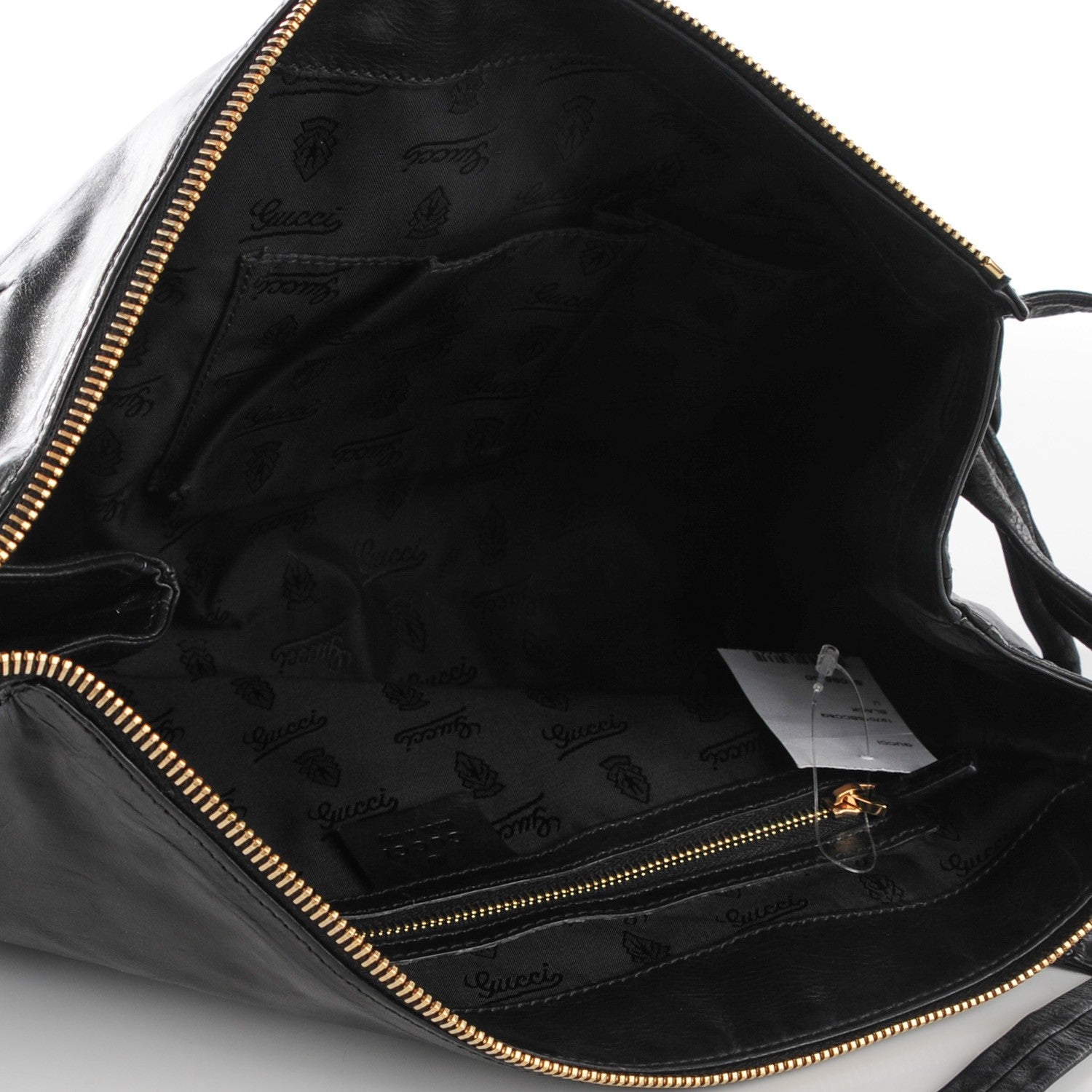 Gucci Leather Large Hysteria Clutch Black 5 of 7