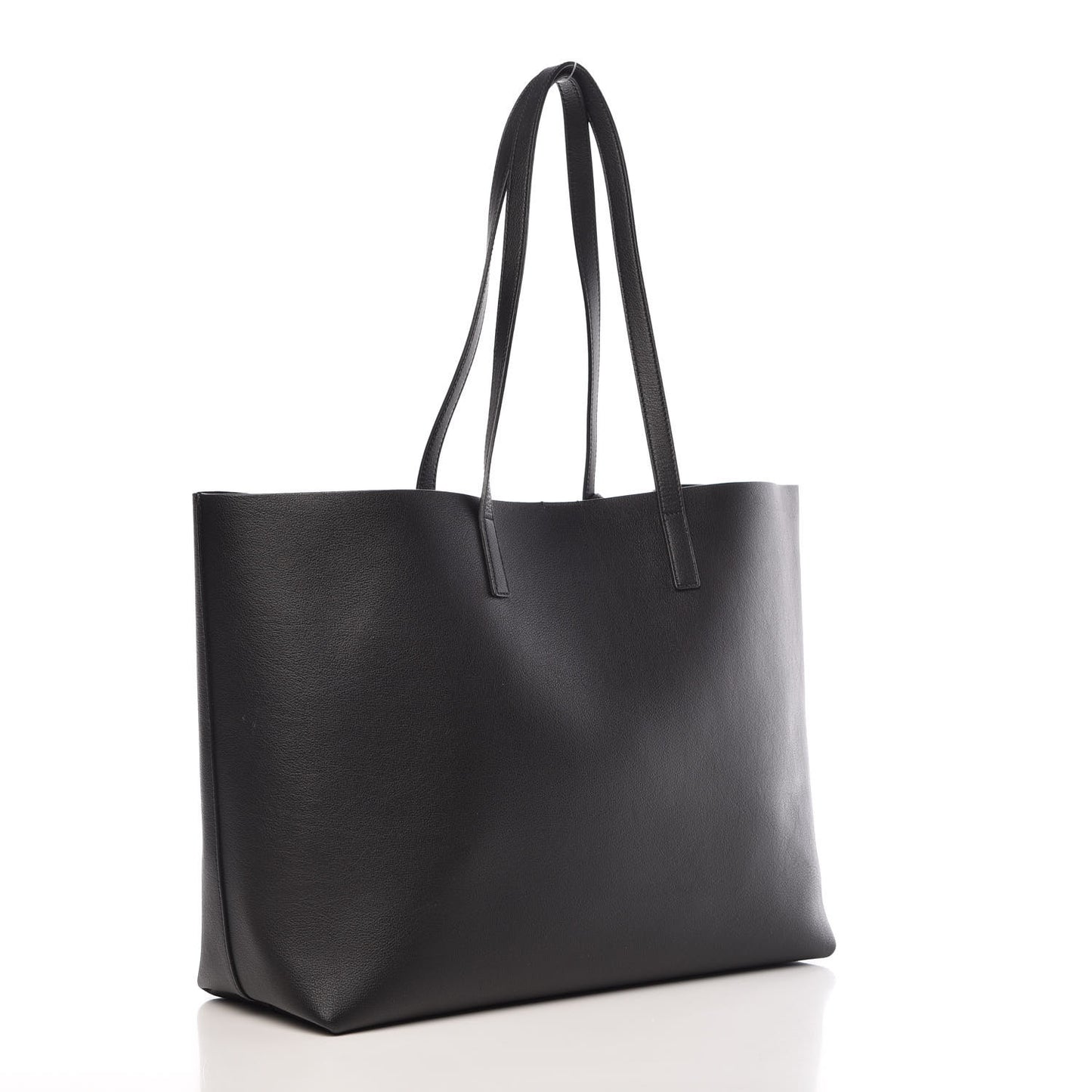 Calfskin Large Shopping Tote Black