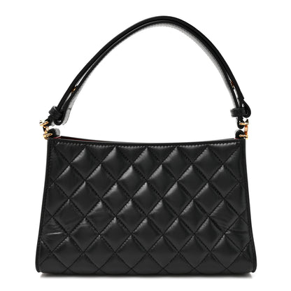Chanel Lambskin Quilted CC Hobo Bag Black 1 of 10