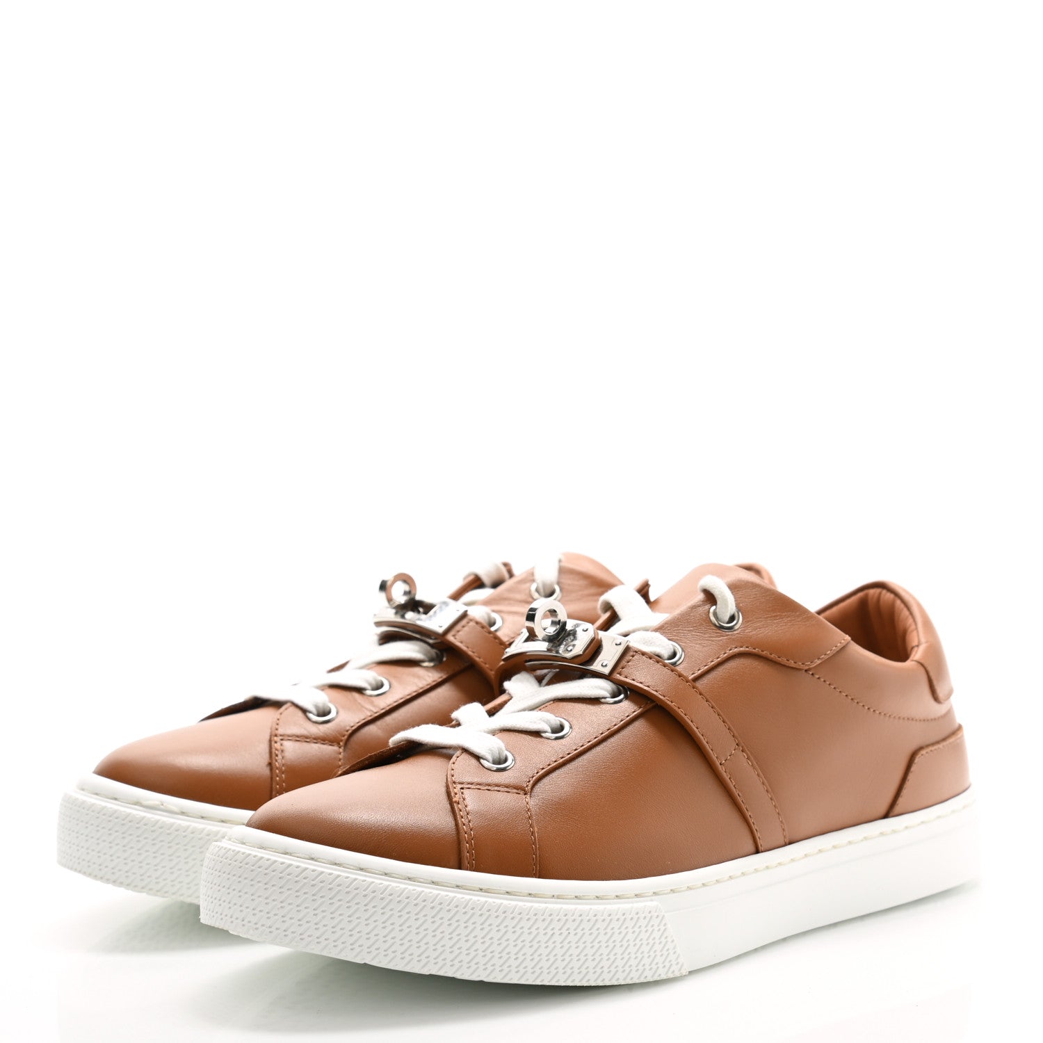 Hermes Calfskin Day Sneakers 38 Naturel 3 of 8