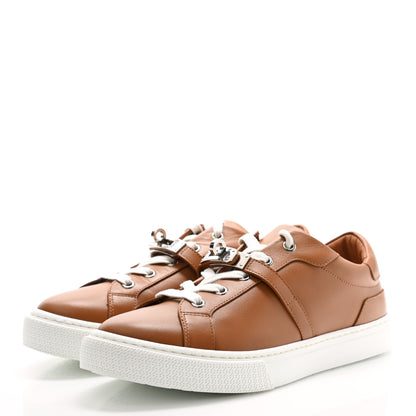 Hermes Calfskin Day Sneakers 38 Naturel 3 of 8