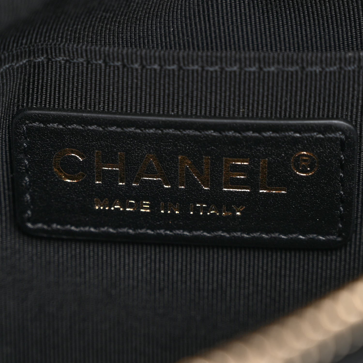Chanel Lambskin Quilted Waist Bag Fanny Pack Black 6 of 11