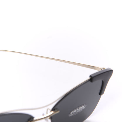 Prada Cat Eye Sunglasses SPR 21U Black 5 of 8