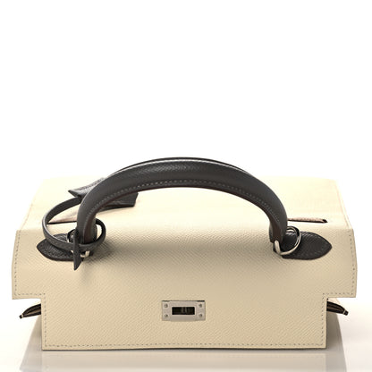 Hermes Epsom Tri-Color Kelly Sellier 25 Nata Chai Gris Meyer 18 of 38