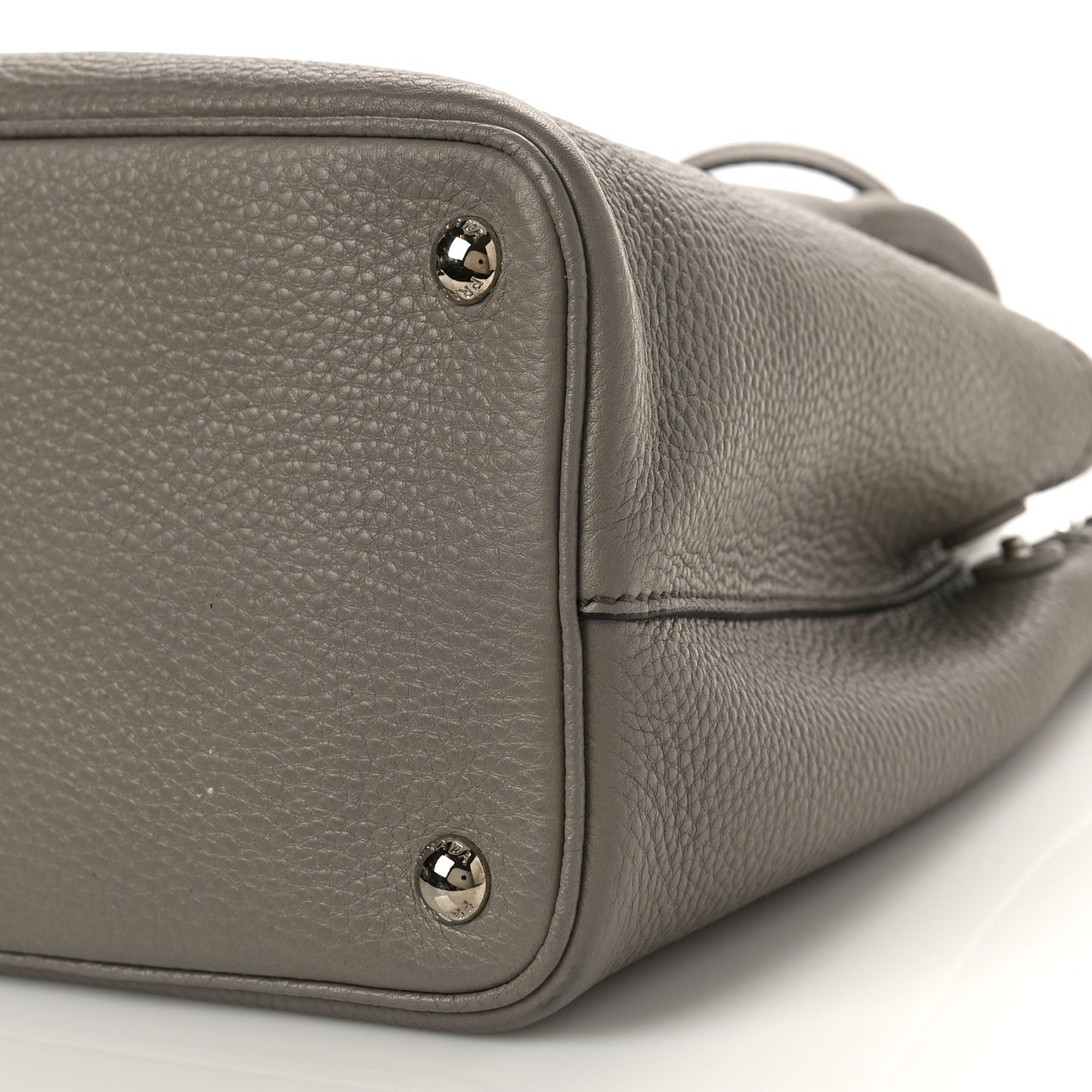 Vitello Daino Small Double Bag Argilla Black