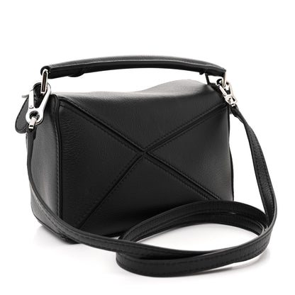 Loewe Calfskin Mini Puzzle Bag Black 3 of 11